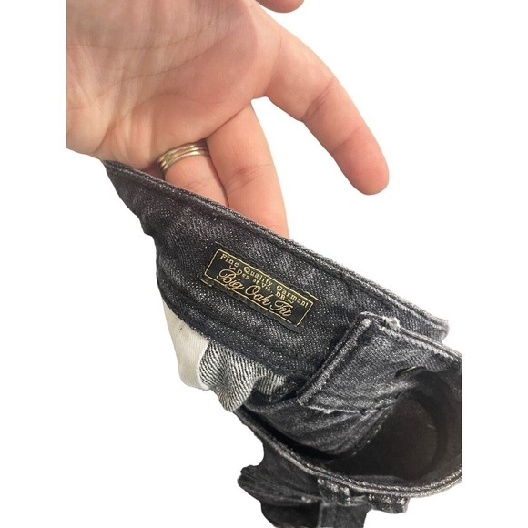 Akoo Jeans Mens Size 42 No Rivals Big Oak Fit Black Denim Straight Leg - Picture 7 of 12